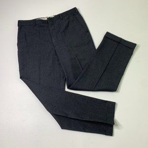 Brooks Brothers Worsted Wool Dress Pants - Size 34x30 (Tag 36x30) Pleated Cuffed